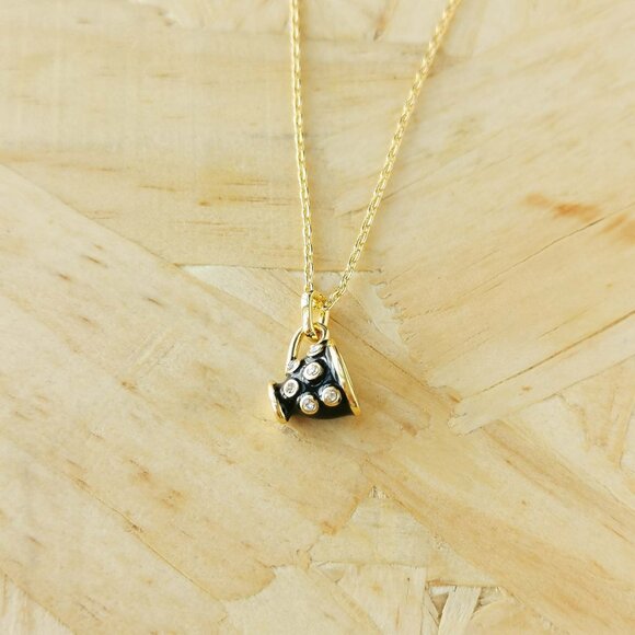 Kate Spade Jewelry - NEW Kate Spade Alice Wonderland Teatime Necklace Gold